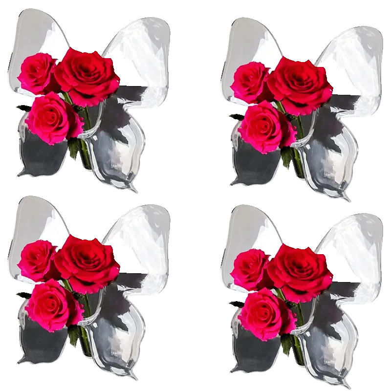 3x Bloomfly Vase-POIULTD