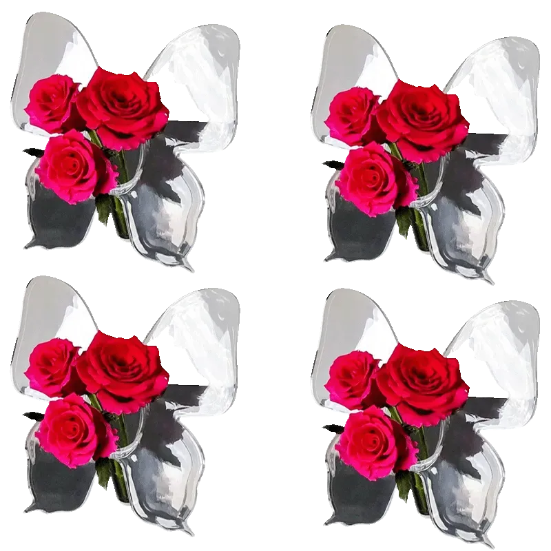 3x Bloomfly Vase-POIULTD