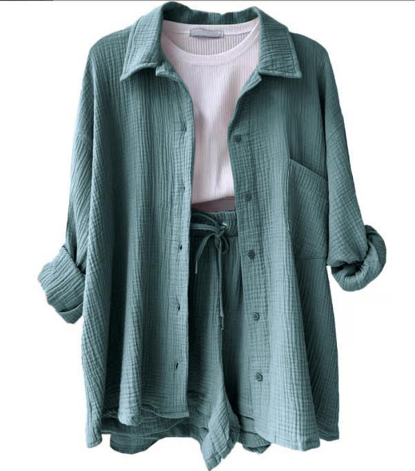 Zweiteiliger Langarmshirt-Damen-Freizeitanzug für Damen-POIULTD