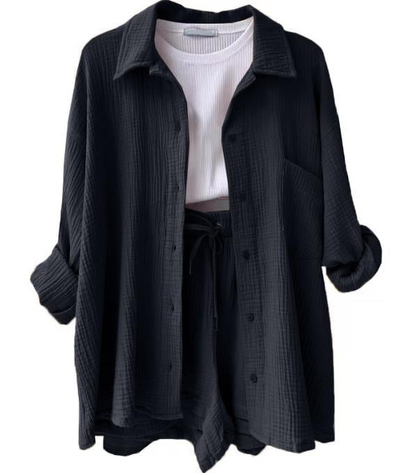 Zweiteiliger Langarmshirt-Damen-Freizeitanzug für Damen-POIULTD