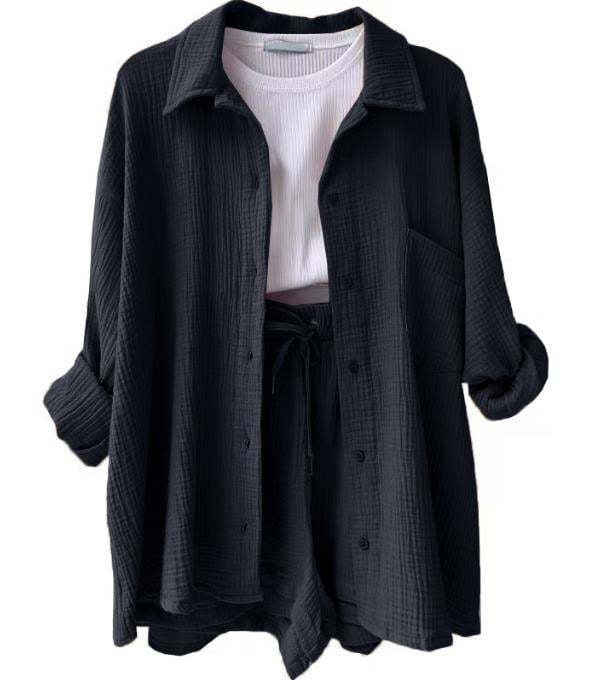 Zweiteiliger Langarmshirt-Damen-Freizeitanzug für Damen-POIULTD