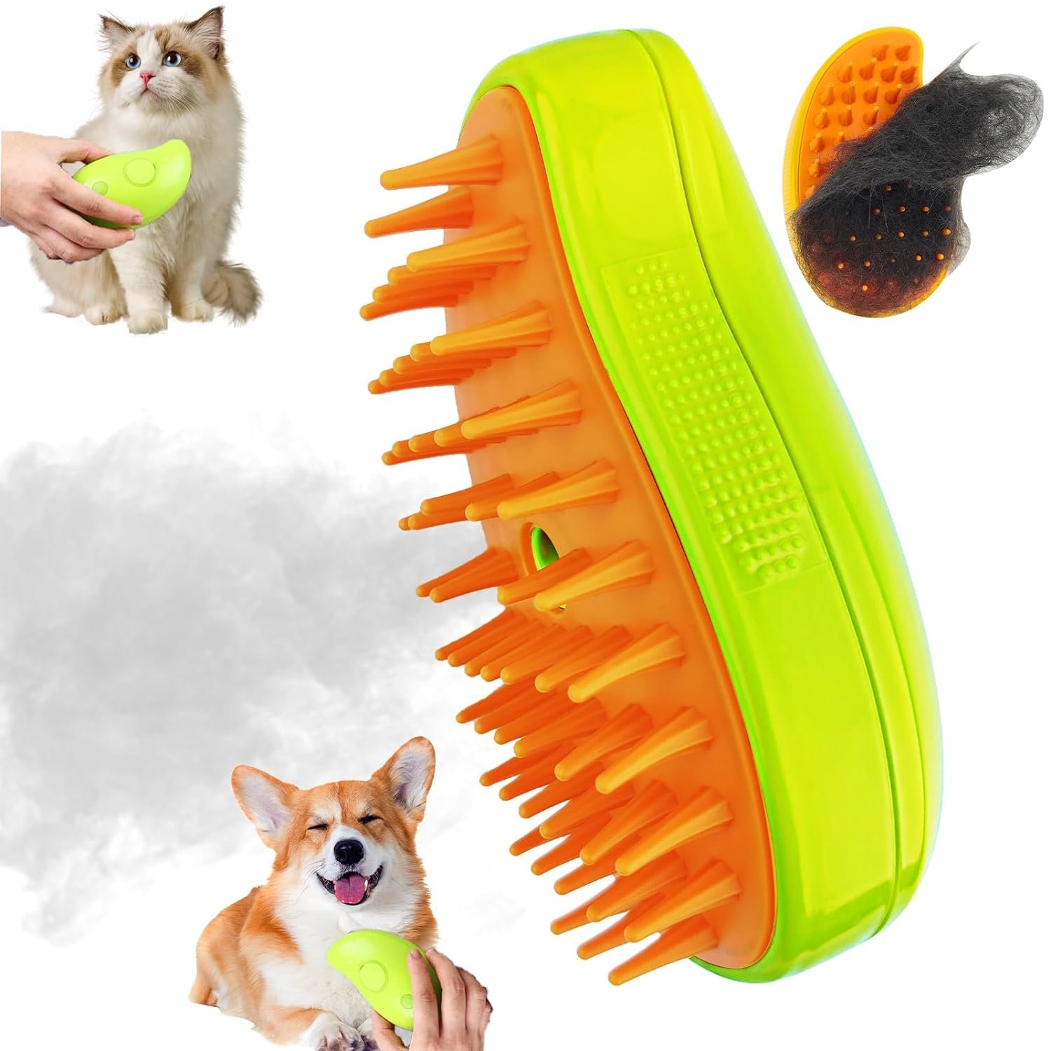 ❤️Buy 1 Get 1 Free❤️Steamy Pet Brush-POIULTD