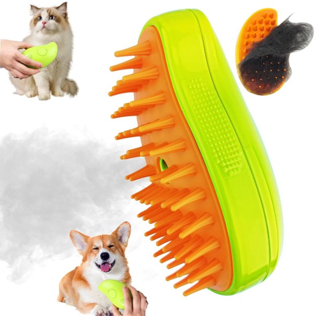 ❤️Buy 1 Get 1 Free❤️Steamy Pet Brush-POIULTD