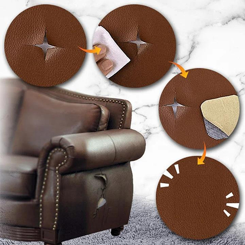 NEWLY LIAH LEATHER REPAIR PATCH FOR SOFA, CHAIR, CAR SEAT & MORE