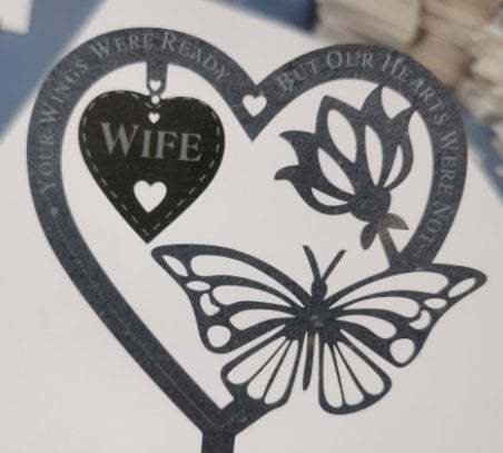 🔥49% OFF🔥 - Memorial Gift Butterfly Ornament Garden Plaque-POIULTD