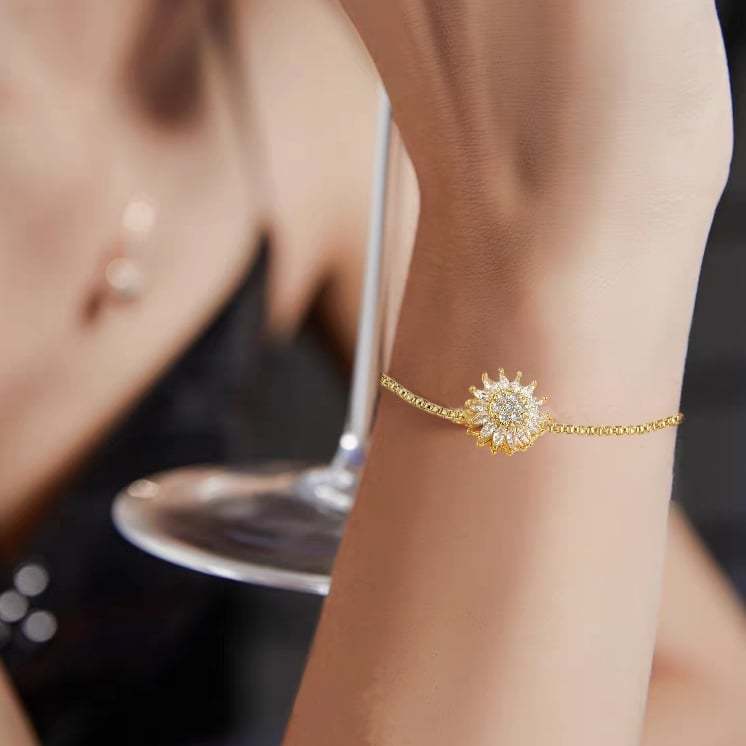 🎁Mother's Day Sale 🌻Sunflower Mood Bracelet-POIULTD