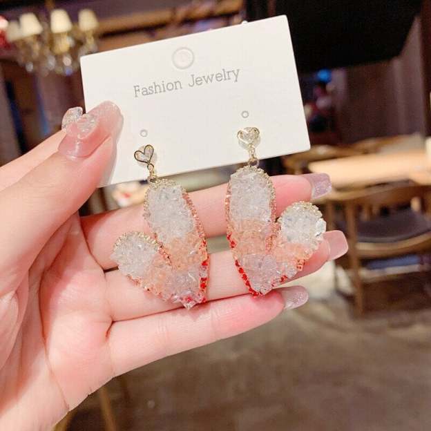 Sweet Love Crystal Earrings (💗Valentine's Day Limited Edition)-POIULTD