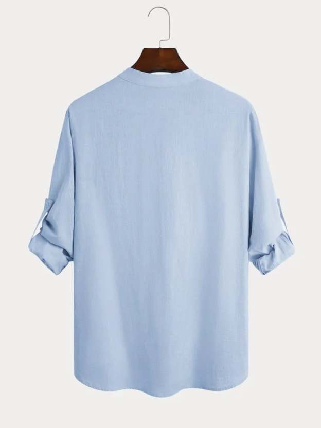 🔥 Men's Cotton Linen Casual Long Sleeve Shirt