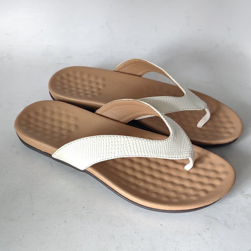 Flat Bottomed Casual Outerwear Thong Beach Slippers-POIULTD