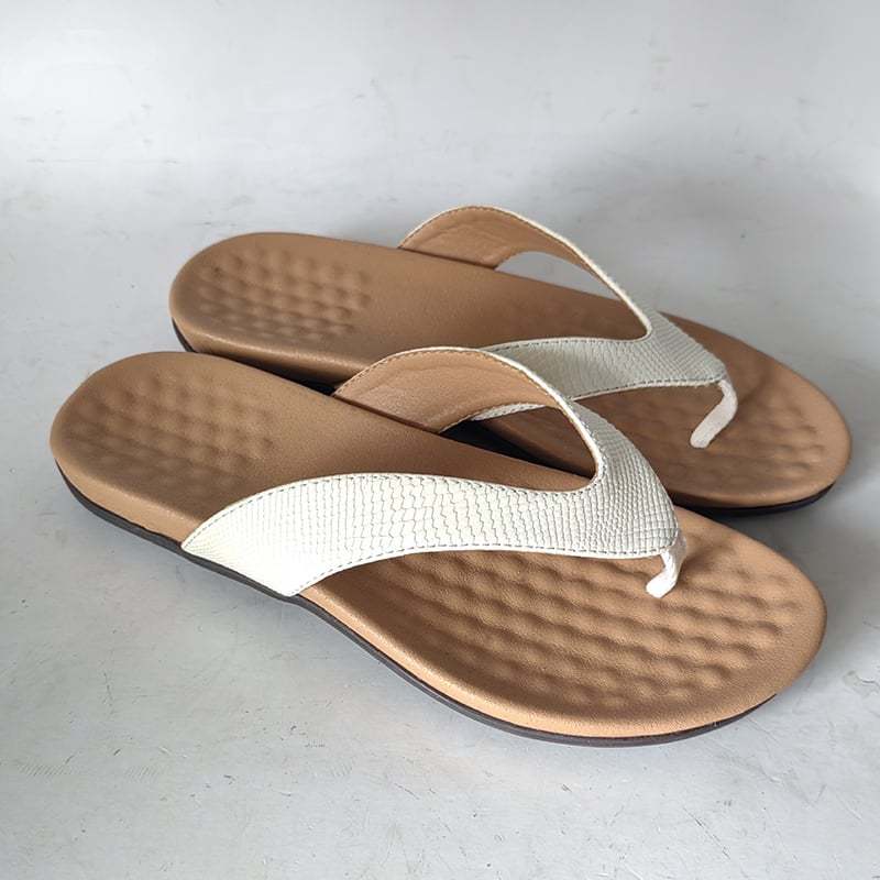 Flat Bottomed Casual Outerwear Thong Beach Slippers-POIULTD
