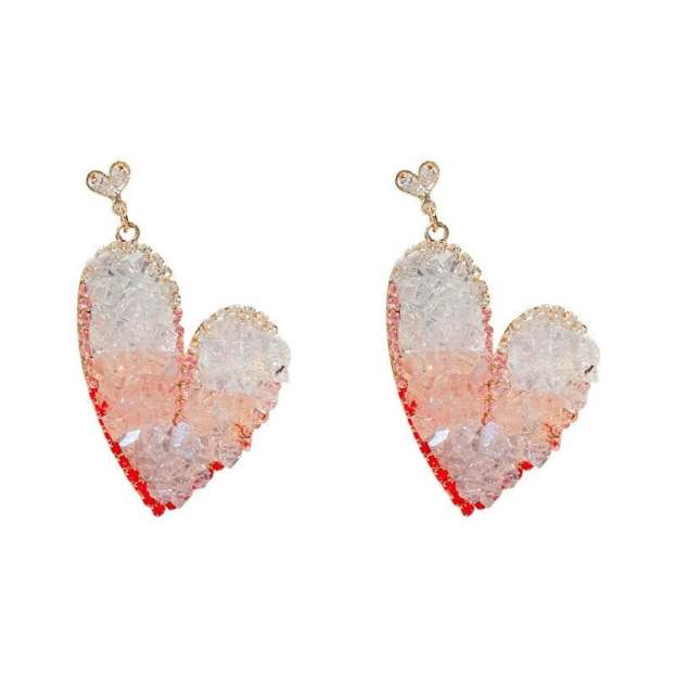 Sweet Love Crystal Earrings (💗Valentine's Day Limited Edition)-POIULTD