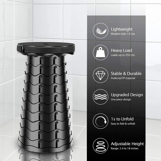 2025 Upgraded Retractable Folding Stool(🔥Semi-Annual Sale - 50% OFF + Buy 2 Free Shipping)-POIULTD