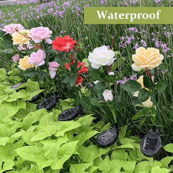 Waterproof LED Roses Flowers Lights