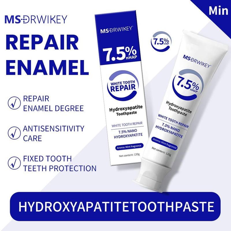 🔥Last Day Promotion 70% OFF🔥Nano Hydroxyapatite Fluoride-Free Enamel Repairing Breath Freshening Toothpaste-POIULTD