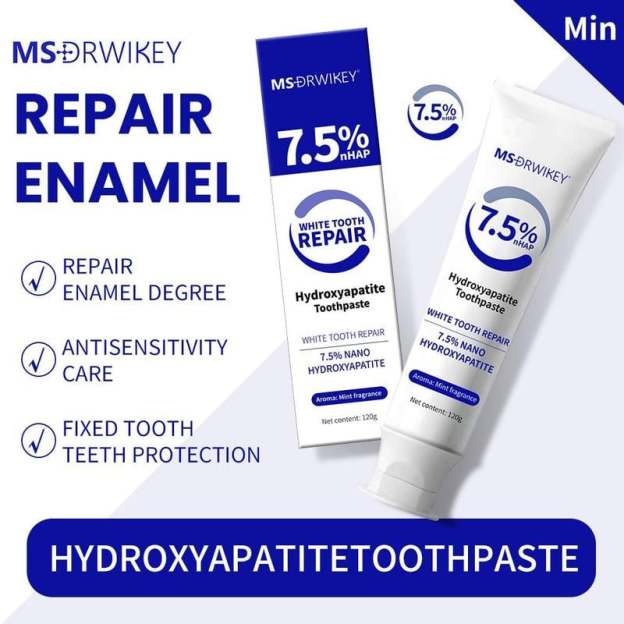 🔥Last Day Promotion 70% OFF🔥Nano Hydroxyapatite Fluoride-Free Enamel Repairing Breath Freshening Toothpaste-POIULTD