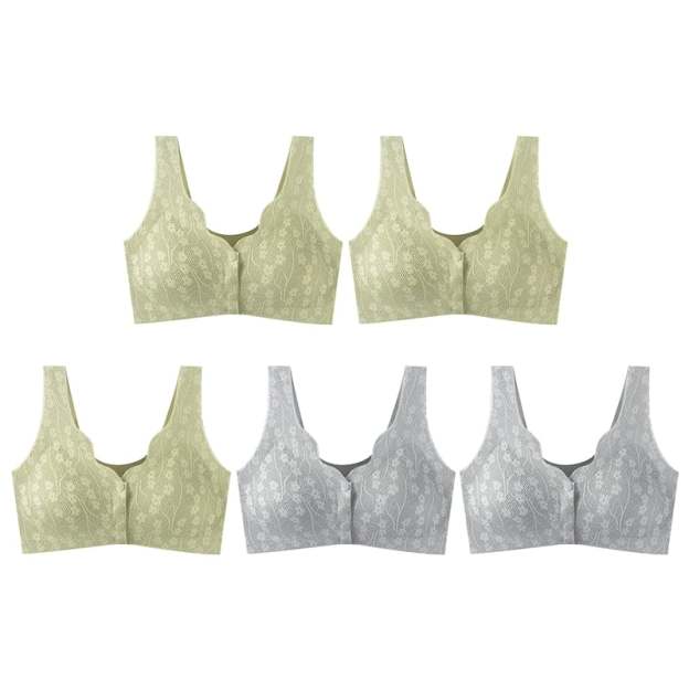 🔥Buy 1 Get 2 Free (3PCS) - Comfortable & Convenient Front Button Bra-POIULTD