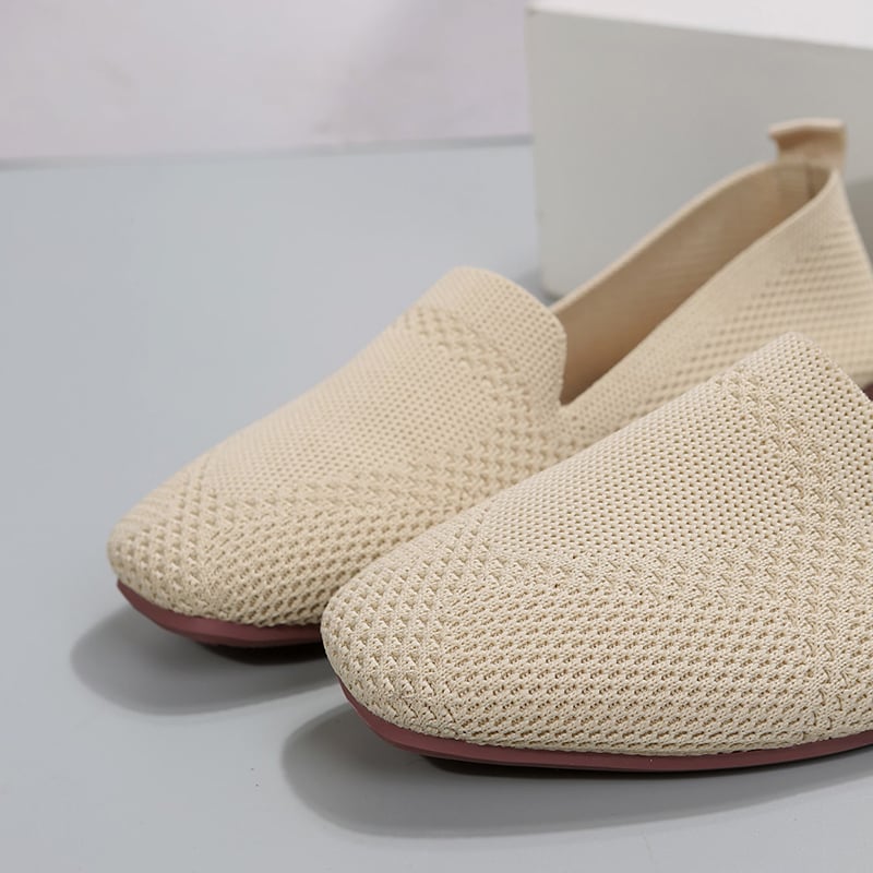 Casual Weave Women's Flat Shoes-POIULTD