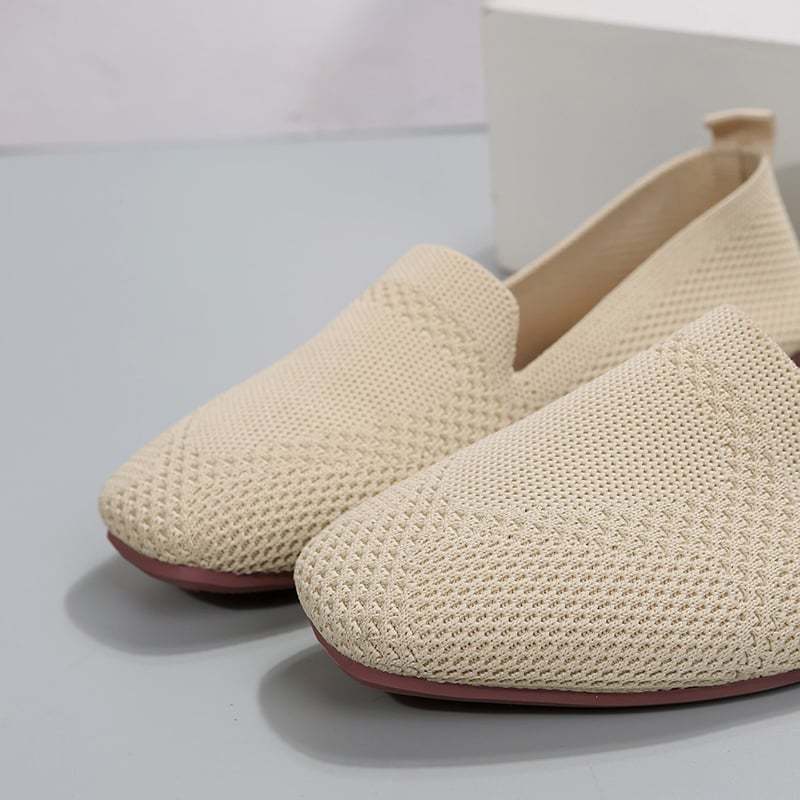 Casual Weave Women's Flat Shoes-POIULTD
