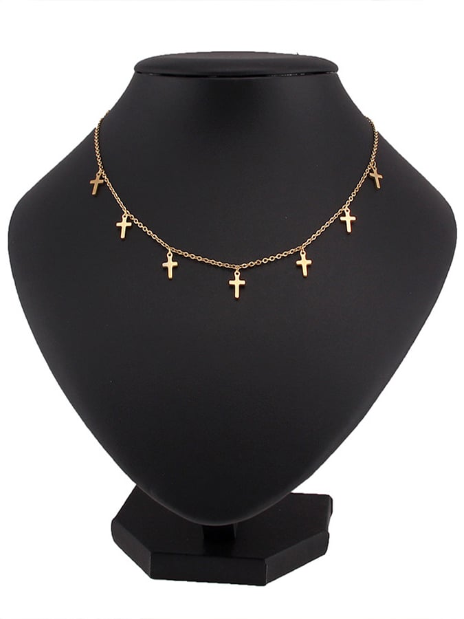 Women's Faith Cross Necklace-POIULTD