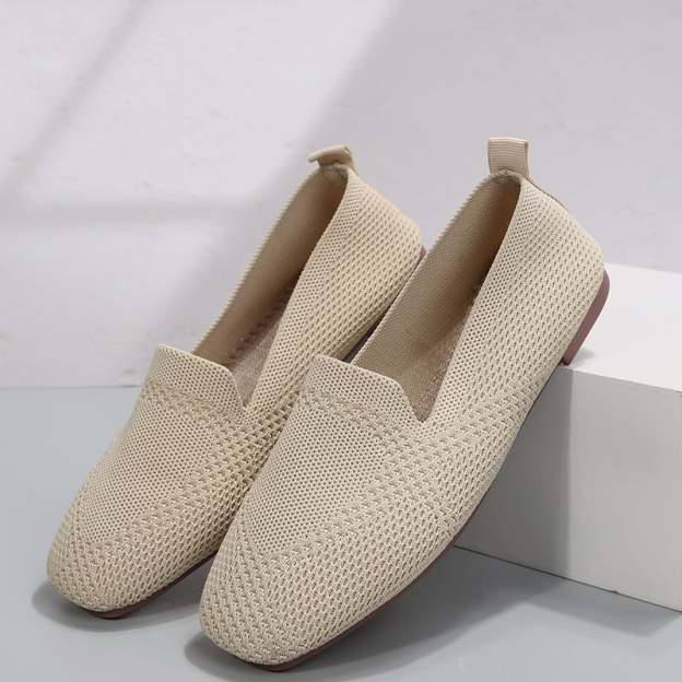 Casual Weave Women's Flat Shoes-POIULTD