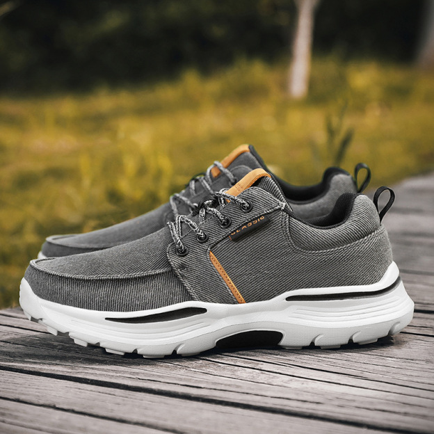 Orthopedic Casual Walking Shoes for Men - Comfortable Breathable with Arch Support, Shock Absorption, and Anti-slip Features-POIULTD