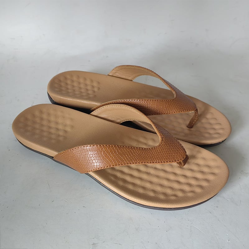 Flat Bottomed Casual Outerwear Thong Beach Slippers-POIULTD
