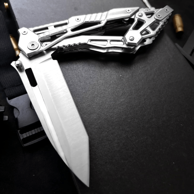 🎁NAXFUSS Mechanical Folding Knife Tactical Small Folding Knife-POIULTD