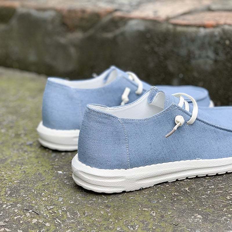 Casual Lightweight Flat Women's Canvas Shoes-POIULTD