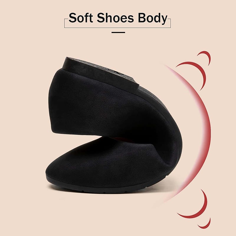 Casual Suede  Women's Flat Pumps Shoes-POIULTD