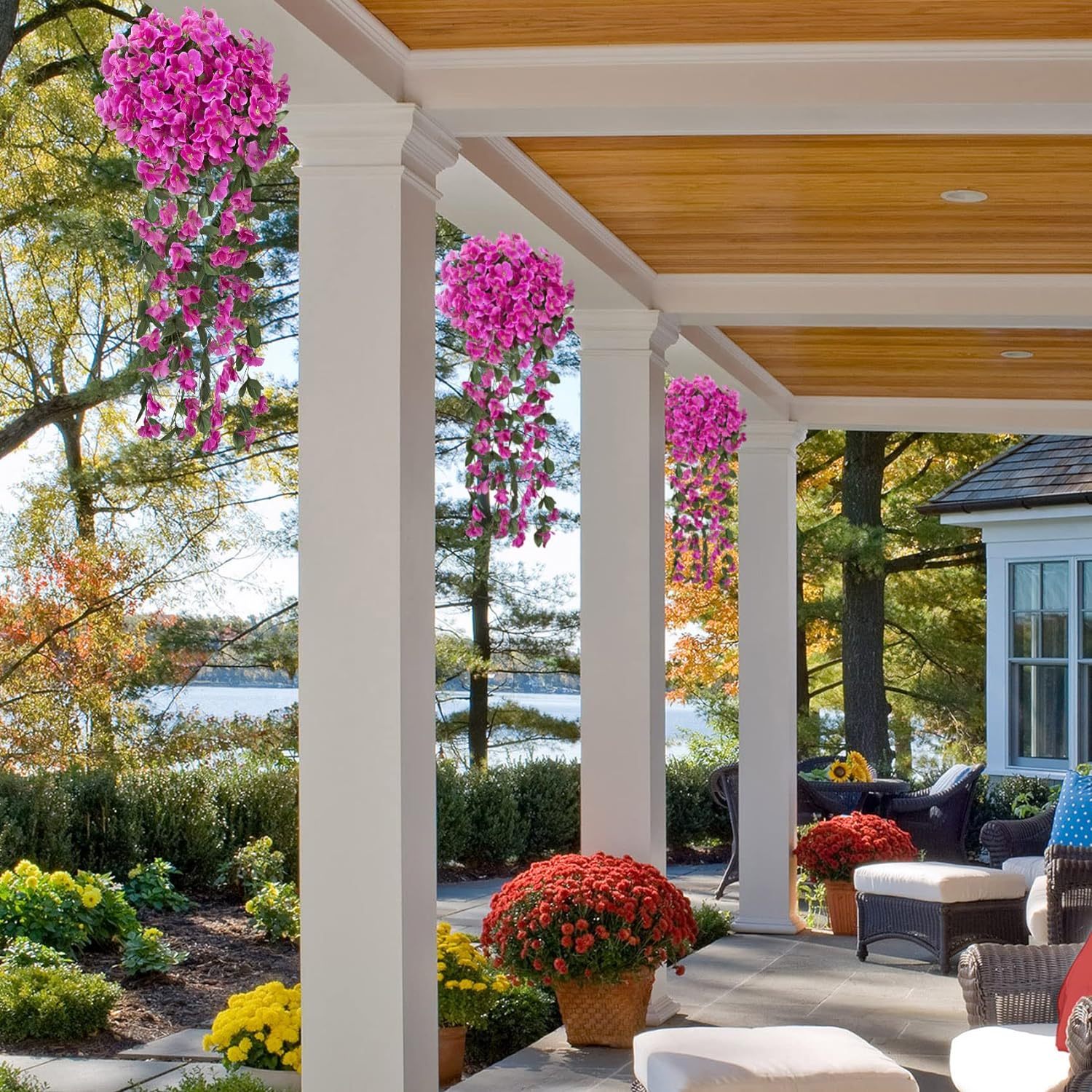 🌷Artificial Hanging Orchid Bouquet