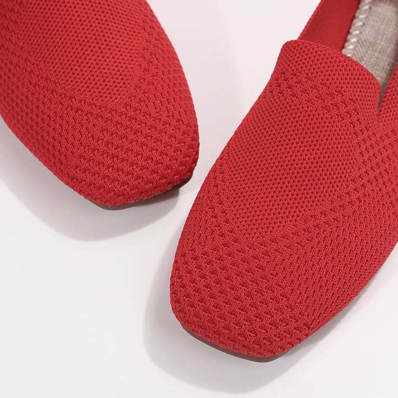 Casual Weave Women's Flat Shoes-POIULTD