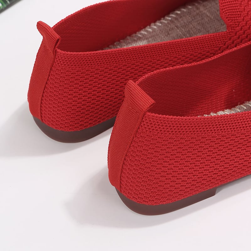 Casual Weave Women's Flat Shoes-POIULTD