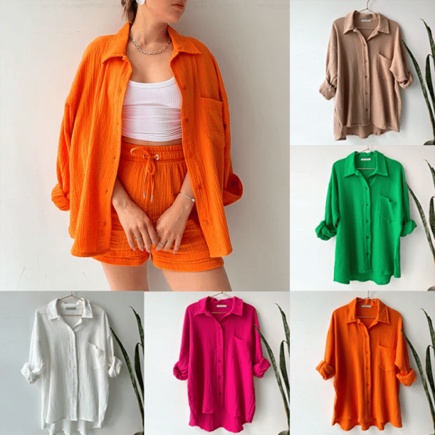 Zweiteiliger Langarmshirt-Damen-Freizeitanzug für Damen-POIULTD