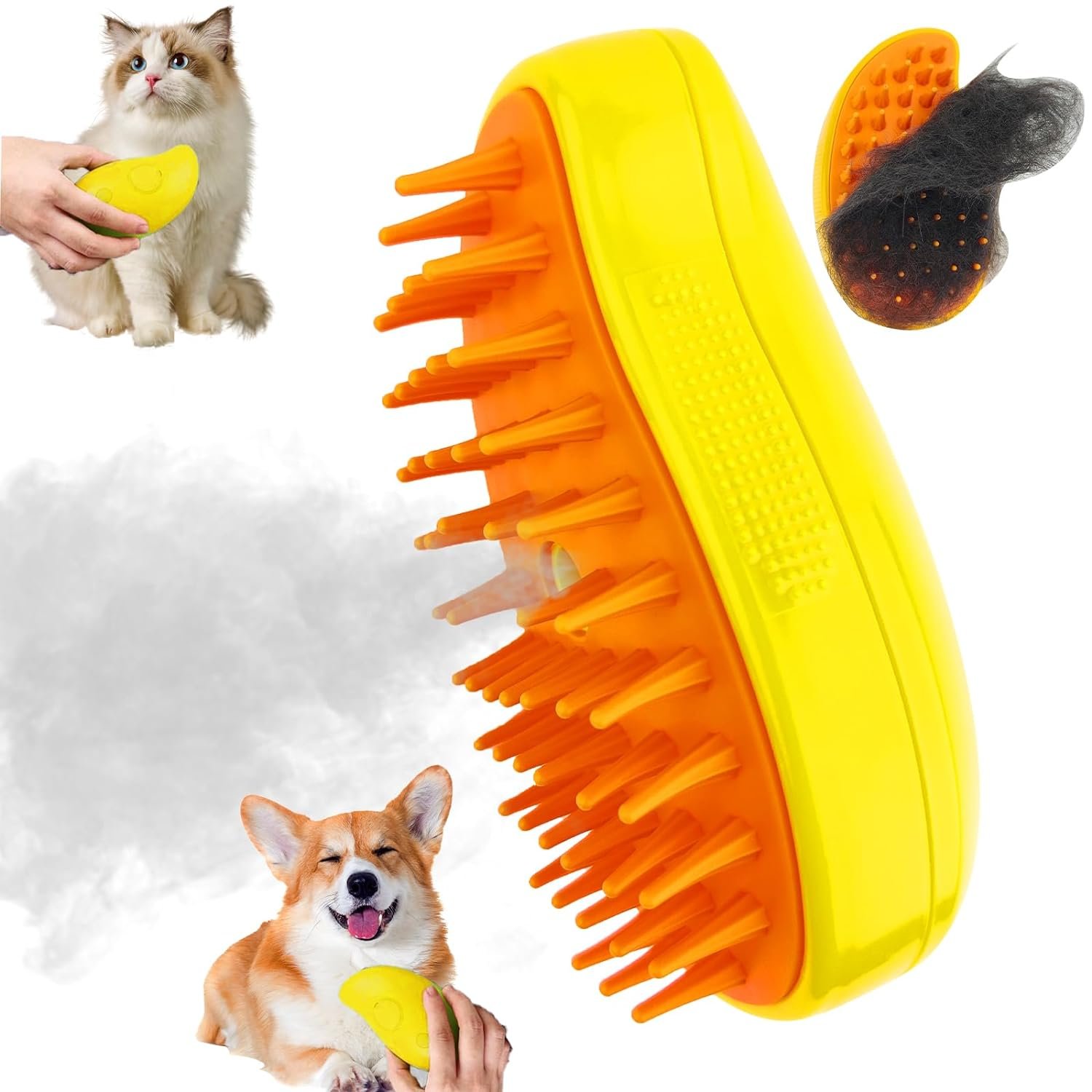 ❤️Buy 1 Get 1 Free❤️Steamy Pet Brush-POIULTD