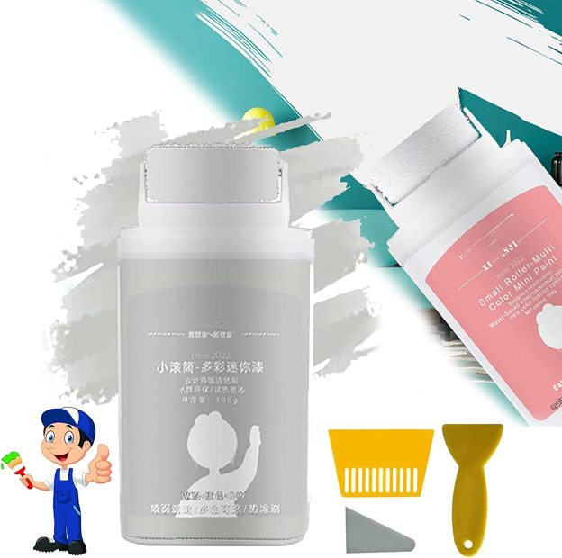 🎁2024 New Year Hot Sale🎁 🔥BUY MORE GET MORE FREE🔥Wall Repair Rolling Brush-POIULTD