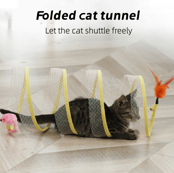 Hot Sale🐈Folded cat tunnel🔥Buy 2 Get 1 Free🔥-POIULTD