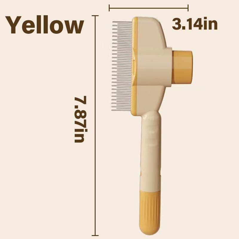 🔥Self-cleaning Pet Flea Comb Grooming Brush-POIULTD