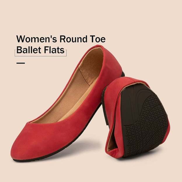 Casual Suede  Women's Flat Pumps Shoes-POIULTD