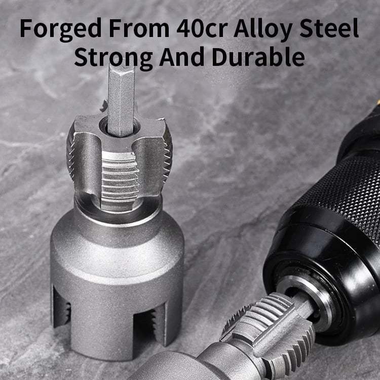 Integrated Internal & External Pipe Threading Tool