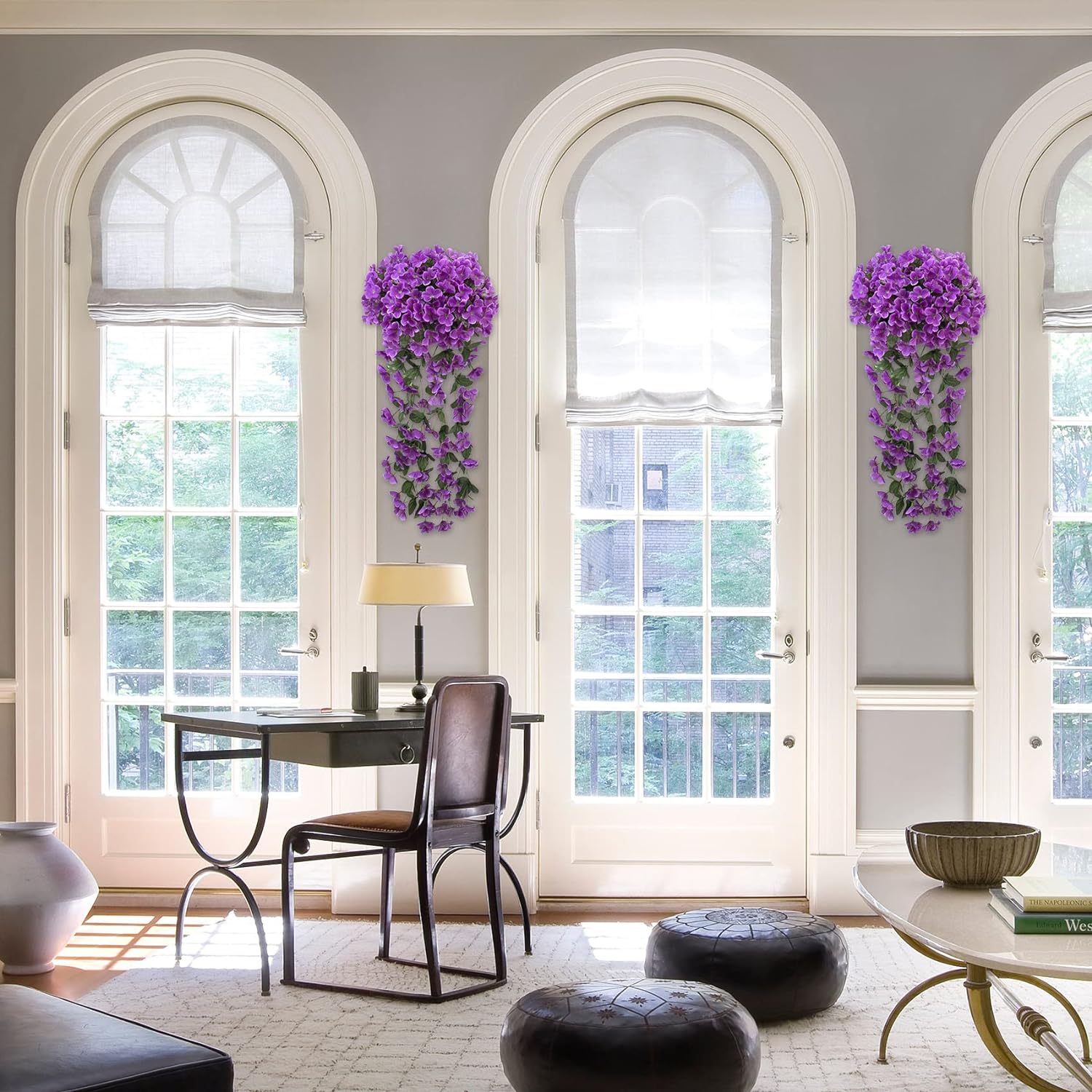 🌷Artificial Hanging Orchid Bouquet