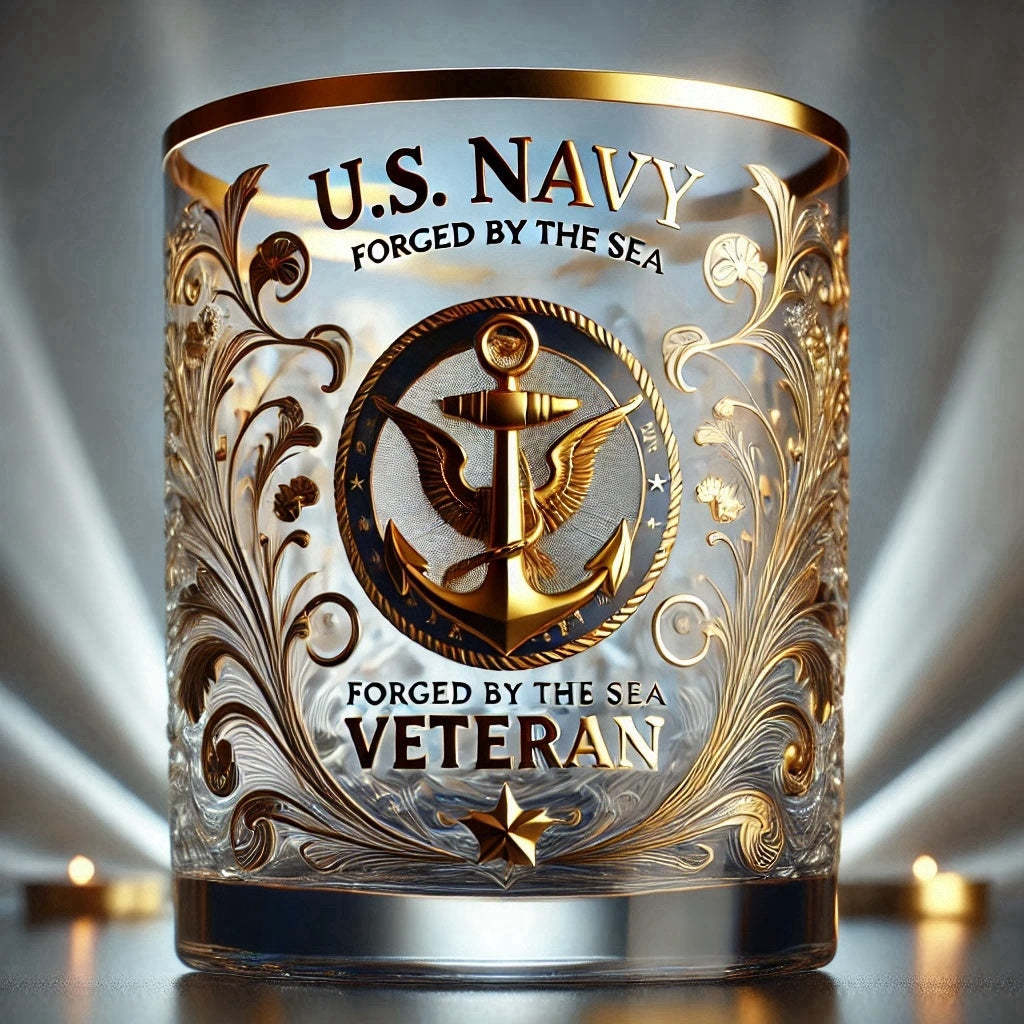 ⏰40% OFF TODAY - 🪖Veteran Tribute Glass - 🎁BUY MORE SAVE MORE