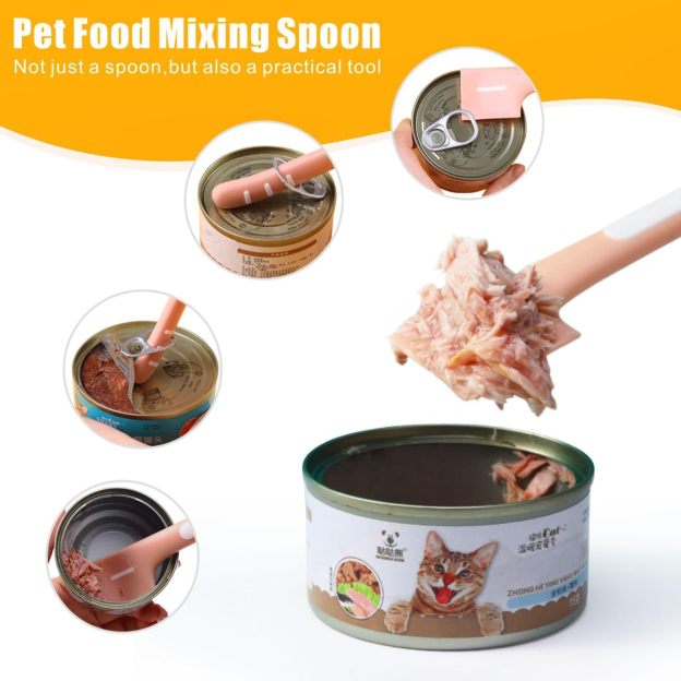 🐱Cat Strip Feeder and Pet Food Mixing Spoon For Cat Liquid Snack and Wet Food-POIULTD