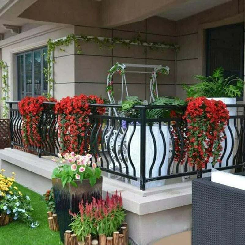 🌷Artificial Hanging Orchid Bouquet