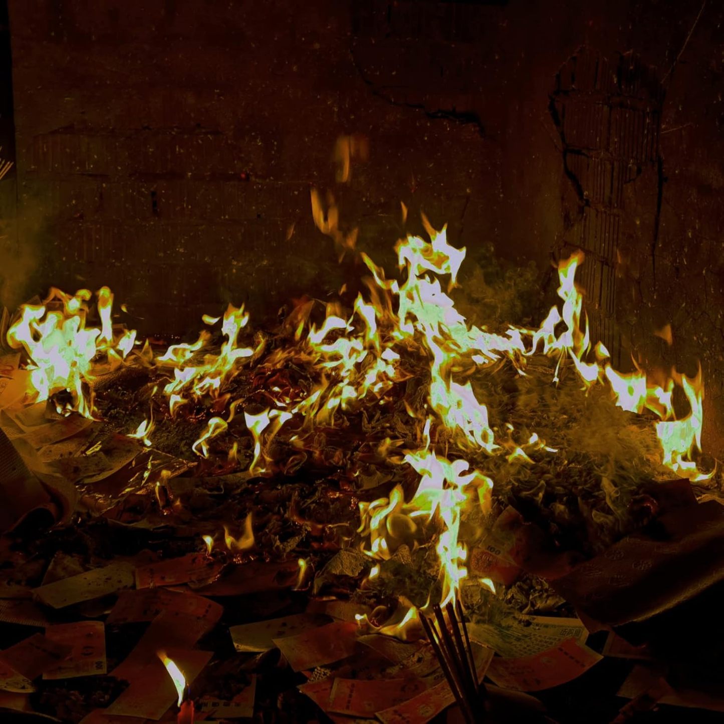 550-600 Pcs Ancestor Money joss Paper Hell Bank Note Spirit Ghost Money to Burn-POIULTD