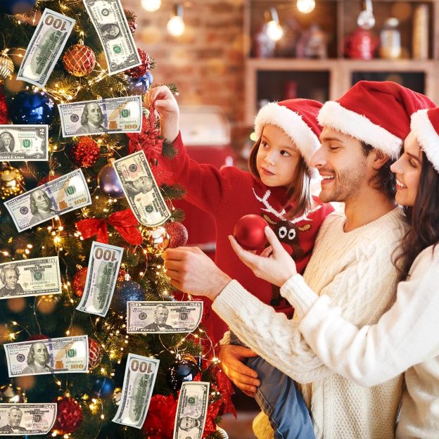 105-Piece Fake Money Prop Money Play Money Set for Movie Props, Photography, Educational Play, Magic Tricks.-POIULTD