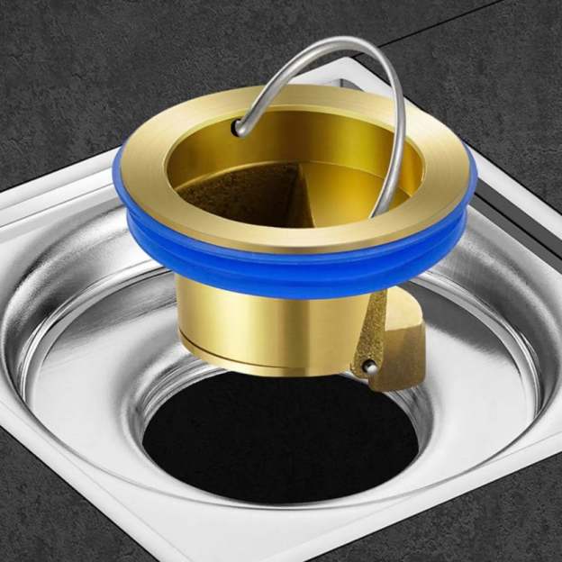 Downspout Universal Brass Floor Drain Core Anti-Odor Deodorizer-POIULTD
