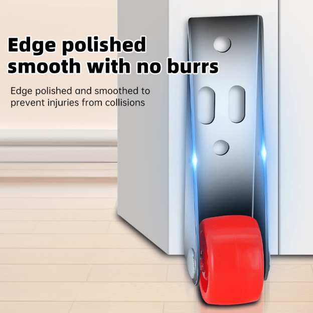 🚪 Door Long Bracket Swivel Castors Wheels ⚙️-POIULTD