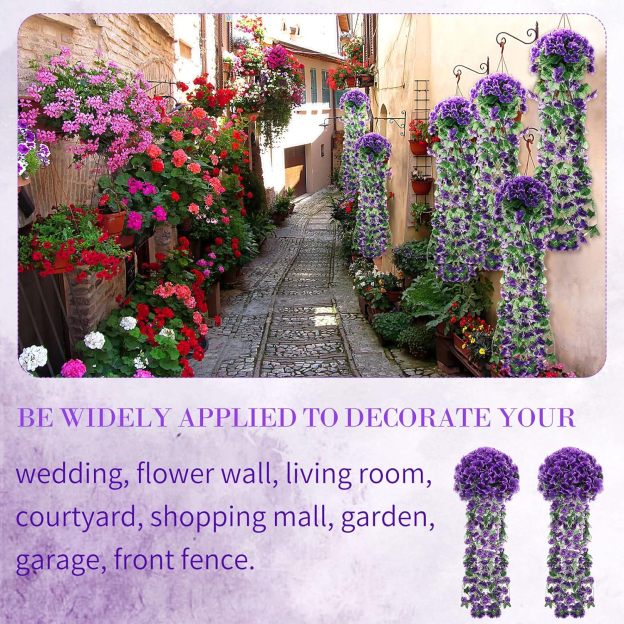 🌷Artificial Hanging Orchid Bouquet