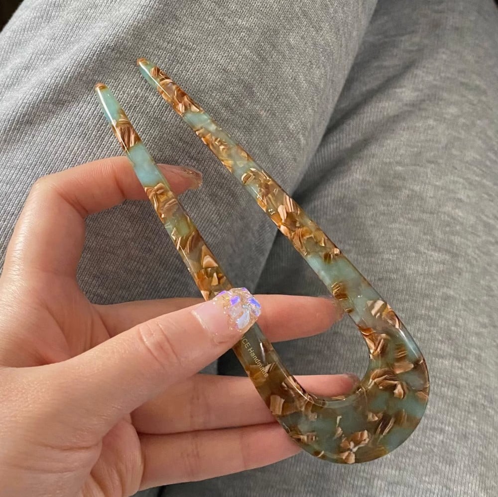 U Shape Women Hairpins Hair Clips-POIULTD