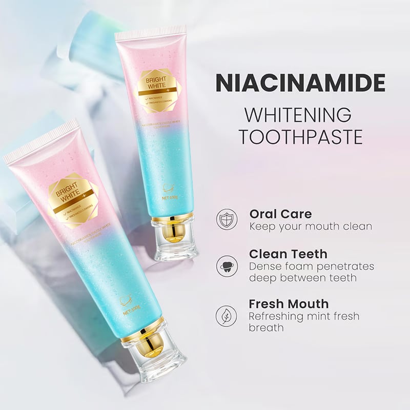 ✨ Achieve a Radiant Smile 🦷 Niacinamide Whitening Toothpaste - For Healthier, Whiter Teeth!-POIULTD